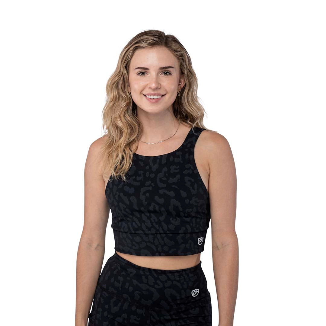 Stylish Animal Print Bra Top MSN Large