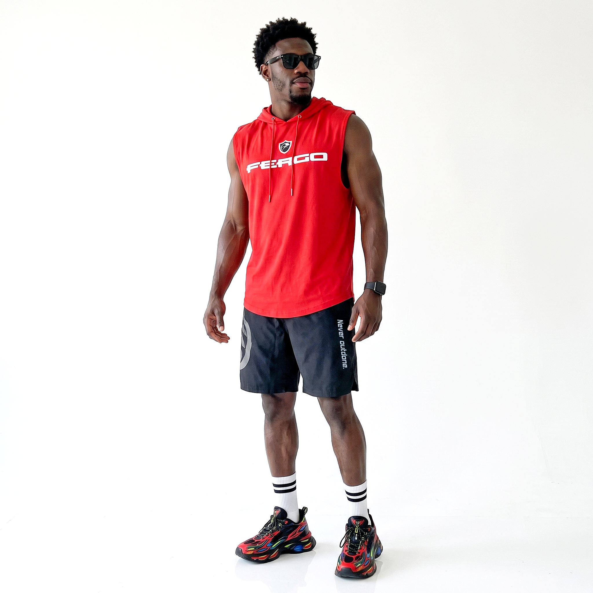 Fergo Men Hoodie Sleeveless Tees