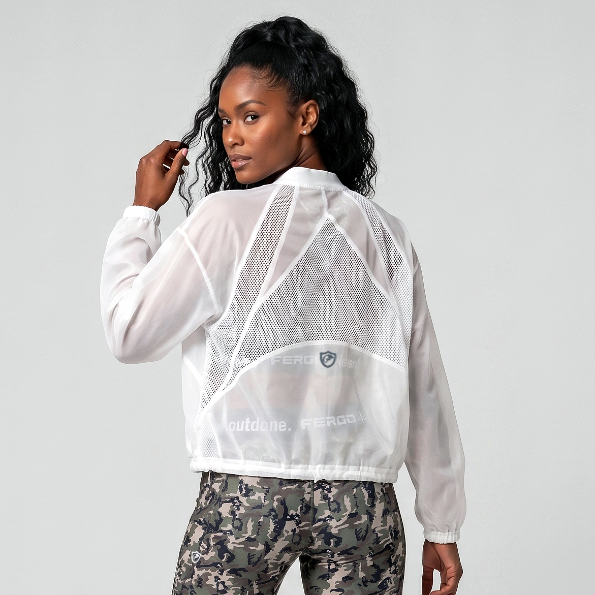 Lightweight Mesh Windbreaker Jacket
