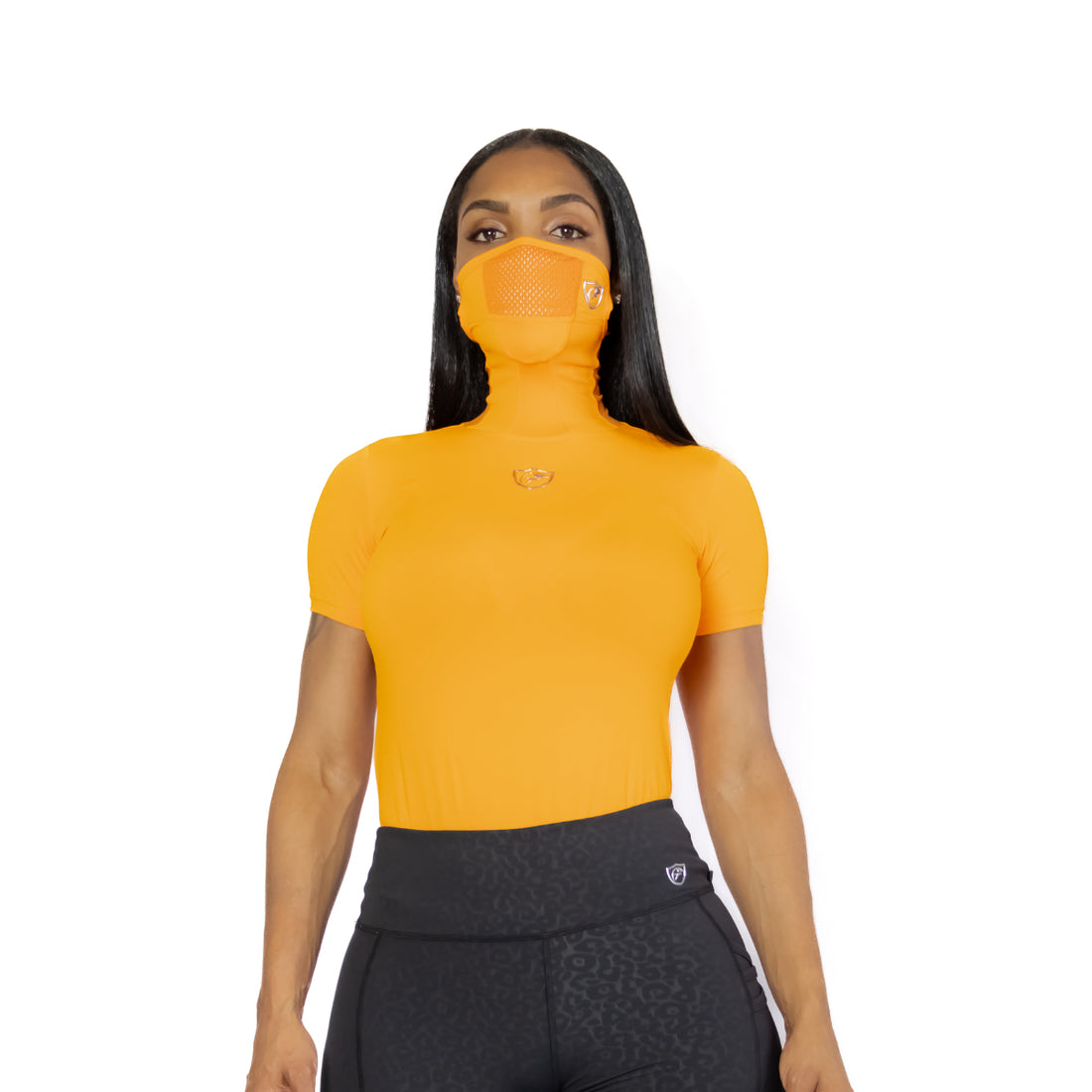 Mask Shirt Orange Large