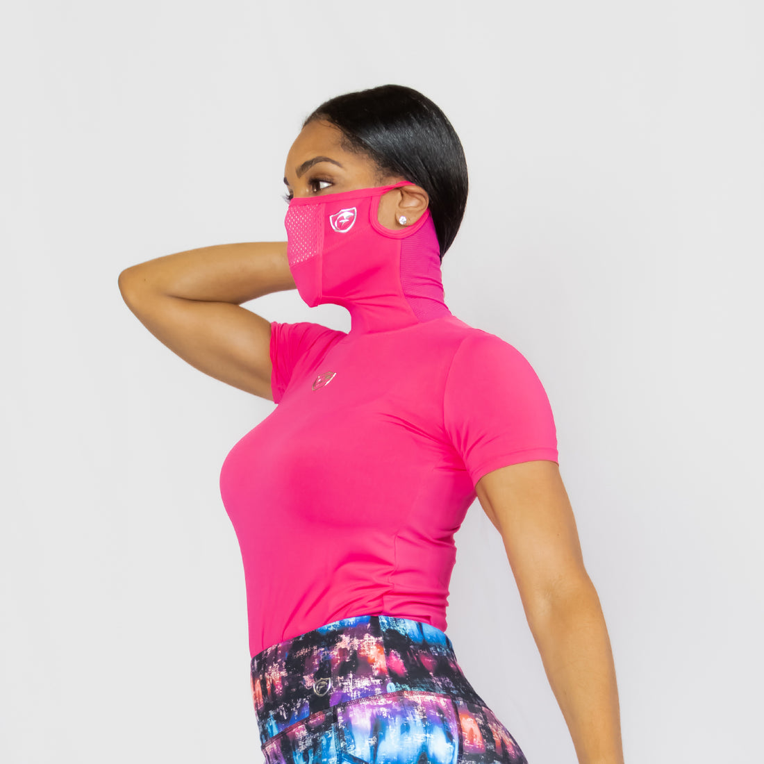 Mask Shirt Pink X-Large