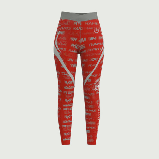 Lady Rams Leggings (RED) | Goulds Rams Collection