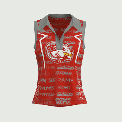 Lady Rams Ramhead sleeveless Polo | Goulds Rams Collection