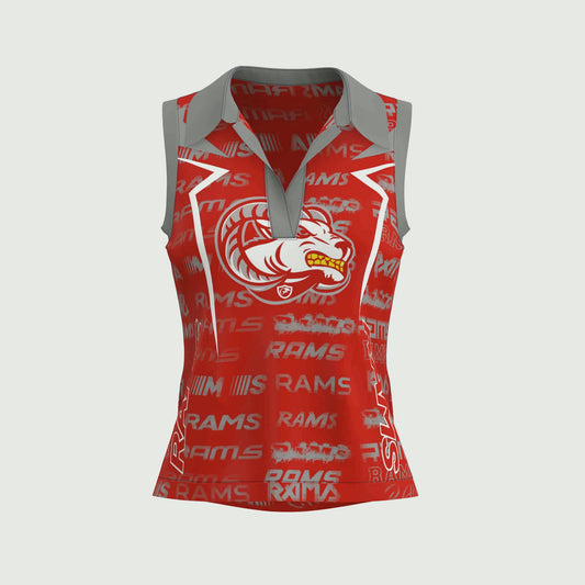 Lady Rams Ramhead sleeveless Polo | Goulds Rams Collection
