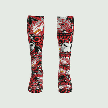 Rams Collage Socks | Goulds Rams Collection