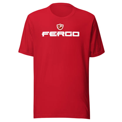 Men Shield T shirt Red