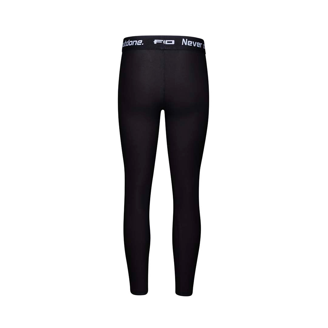 Women Long Training Tights Black X-Large
