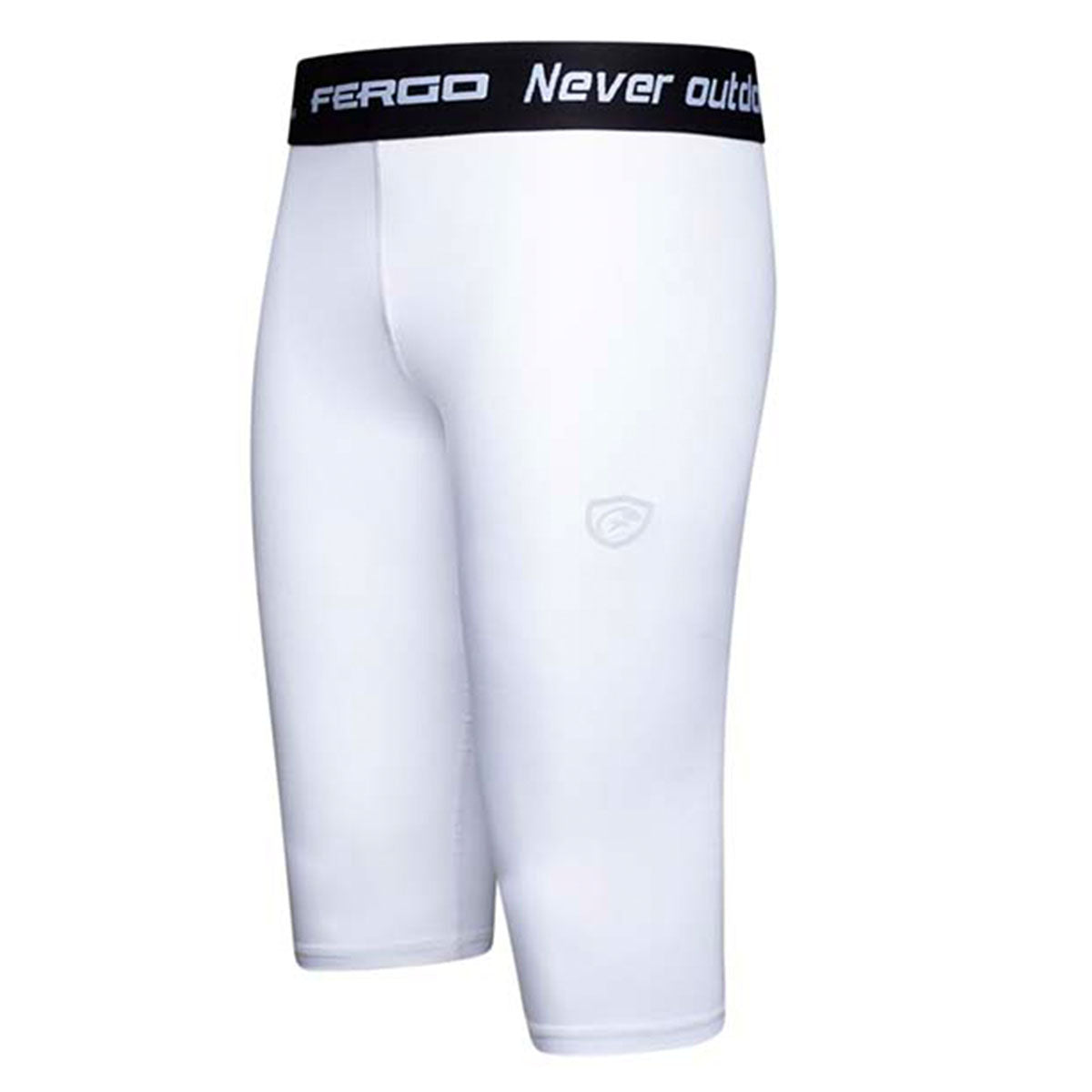 Women Short Training Tights Black X-Large White