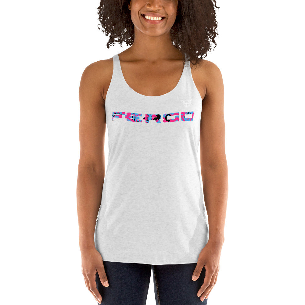Fergo Recerback Tank Heather White